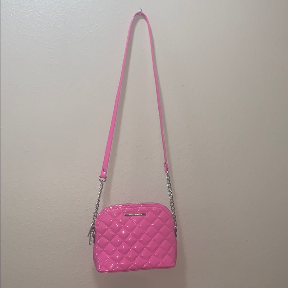 patent leather pink purse